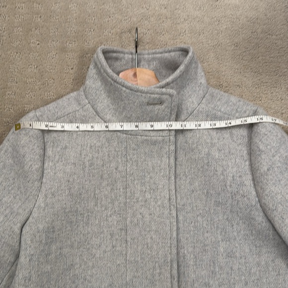 Brand New Never Worn Jcrew City coat with button neck - Picture 12 of 14